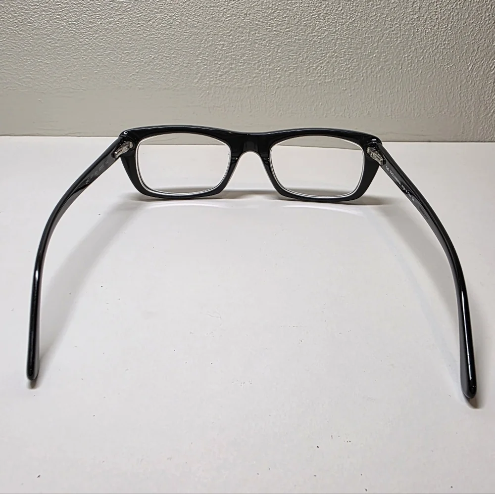 Authentic Dolce & Gabbana D&G 1107 501 Black Rectangular Eyeglass Frames Italy